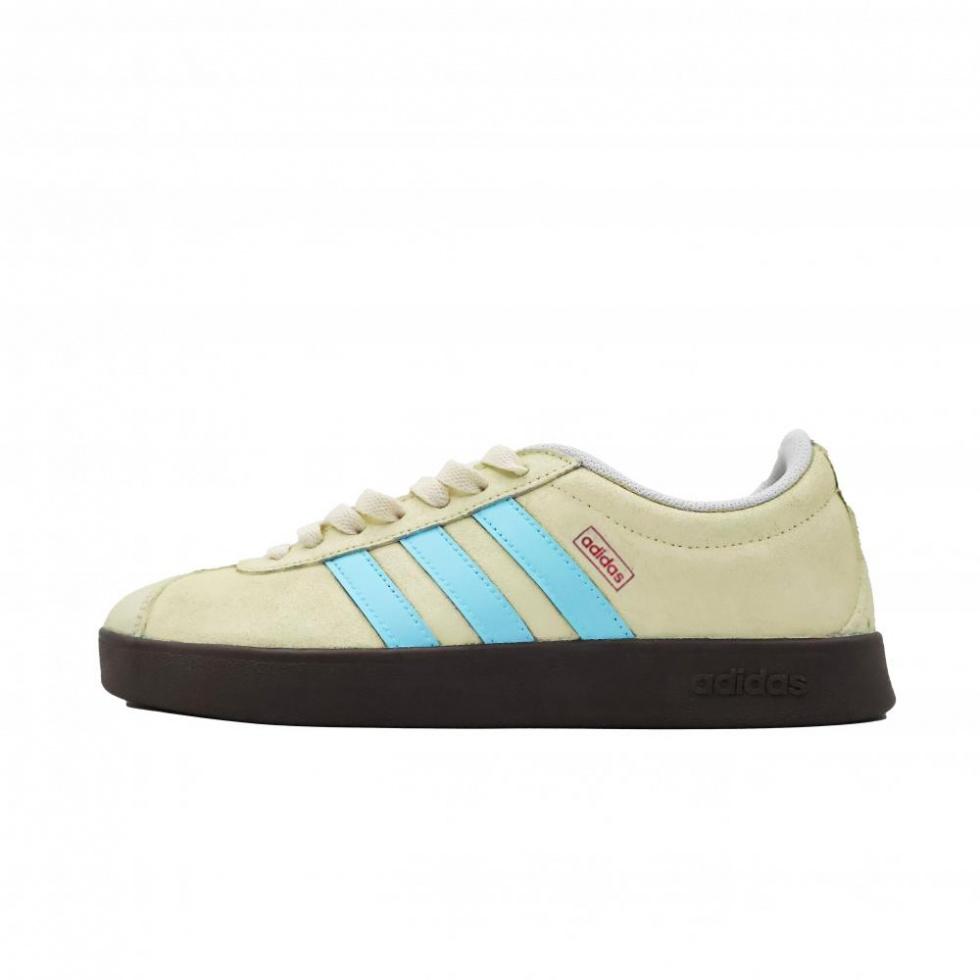 Adidas Neo VL Court 2.0 Wild Dream Set Sweet Sweet Anti-Slip Wear-Resistant Low-Top Skateboard Shoes Unisex Yellow Blue