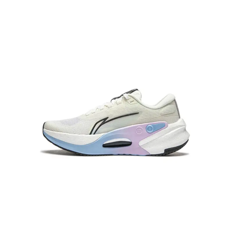 LiNing Furious Rider 7.0 V2 Cushioning, Slip Resistant, Rebound Low Top Casual Running Shoes Men's White Black Blue