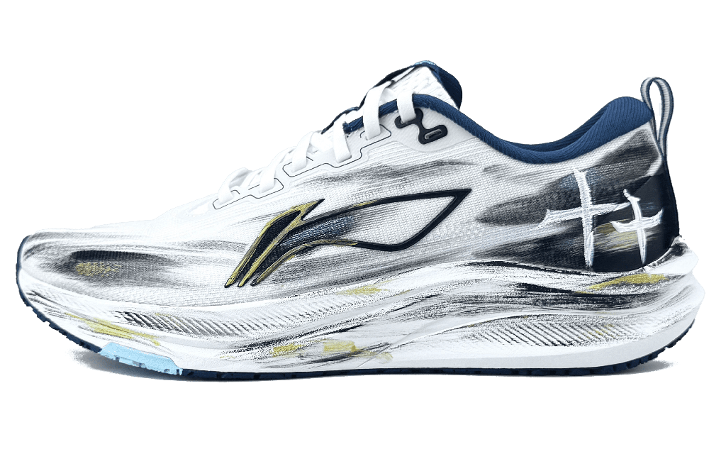 LiNing Red Hare 8 Wear resistant And Lightweight Low Top Casual Running Shoes Men's White