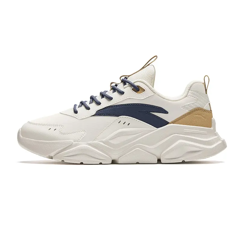 Anta Cushioning, Wear Resistant Low top Casual Shoes Men's White Blue