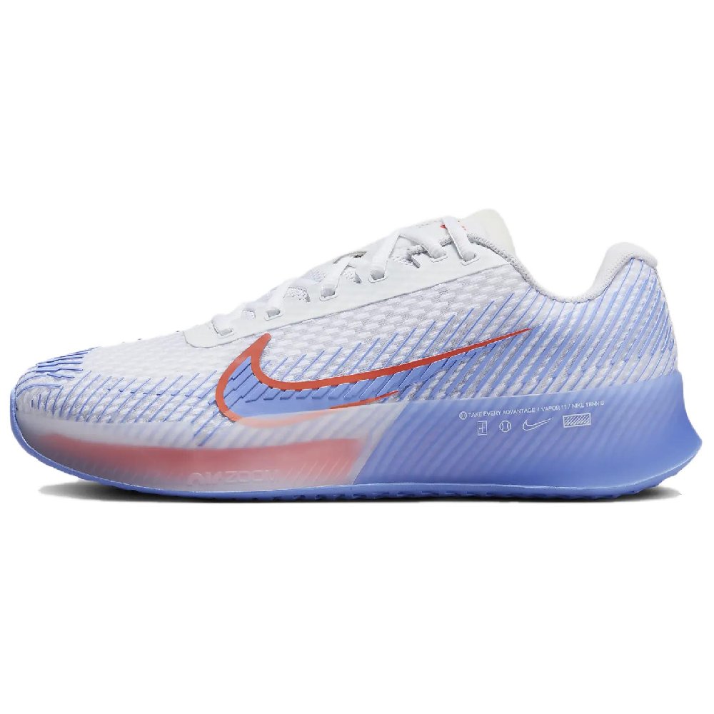 Nike Air Zoom Vapor 11 Wear-Resistant Low-Top Tennis Shoes Women's Blue