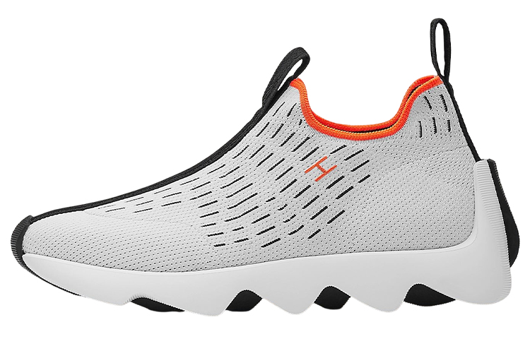 HERMES Eclair Shock Absorbers With Slip Resistant And Abrasion Resistant Properties Low Top Casual Shoes Women's White