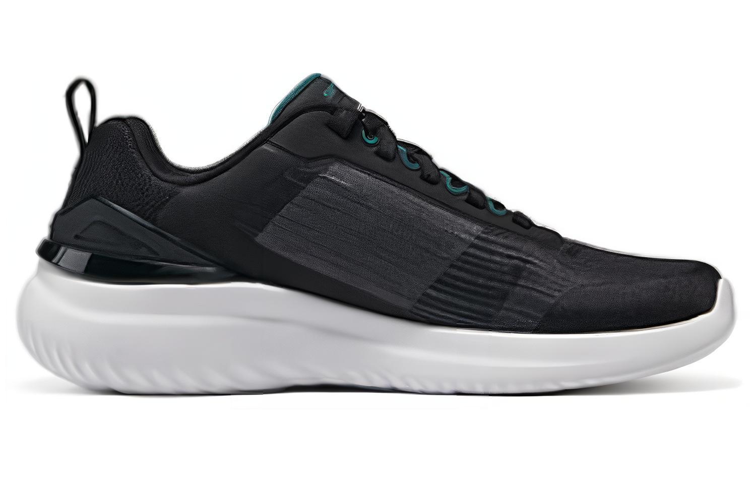 Skechers BOUNDER 2.0 Low top Casual Running Shoes Men's Black Blue