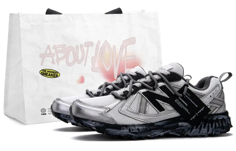 New Balance NB 410 Abrasion Resistant Low Top Running Shoes Unisex Silver