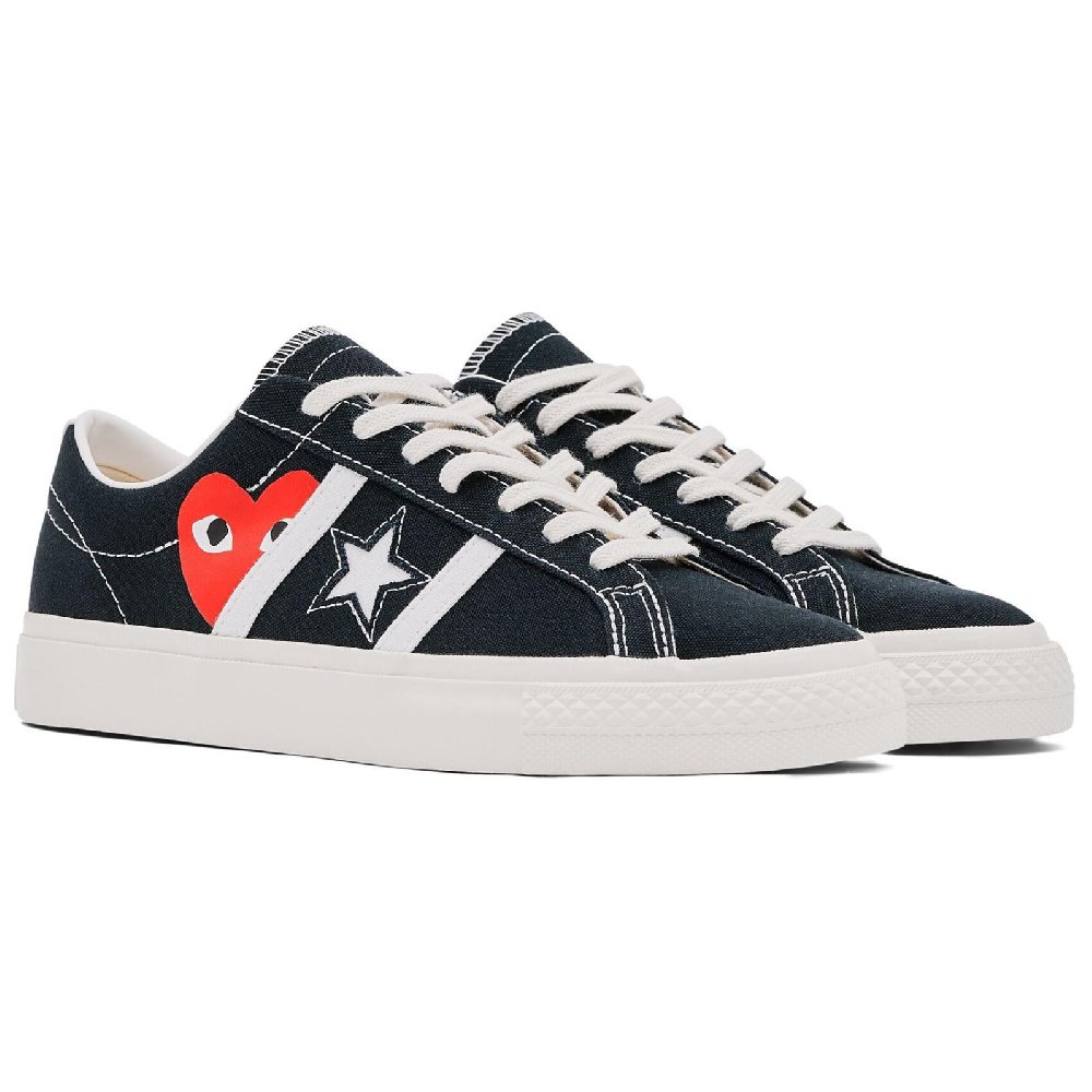 Converse One Star Academy Pro Ox Comme Des Garcons Play Black