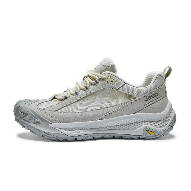 Jeep Low Top Outdoor Shoes Men's Beige