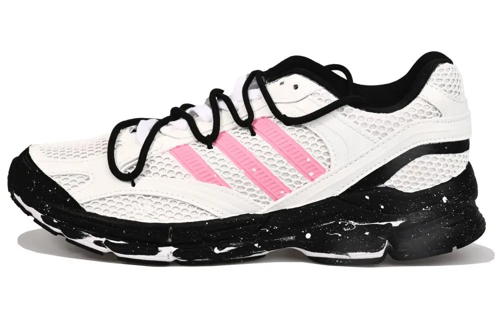 Adidas SPIRITAIN 2.0 Breathable Low top Casual City Commute Running Shoes Unisex White Pink