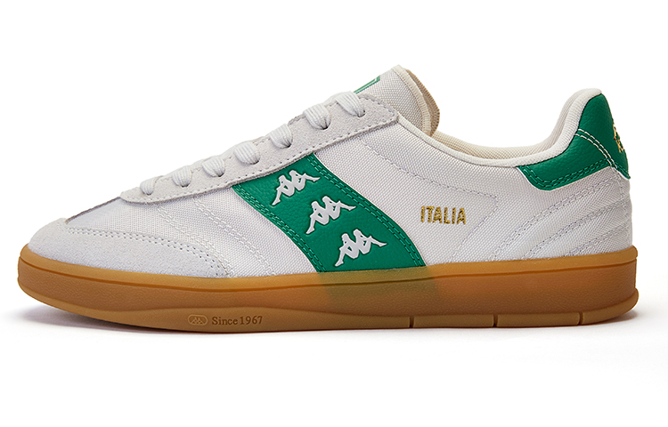 Kappa Wear-Resistant Low-Top Skateboard Shoes Unisex Green