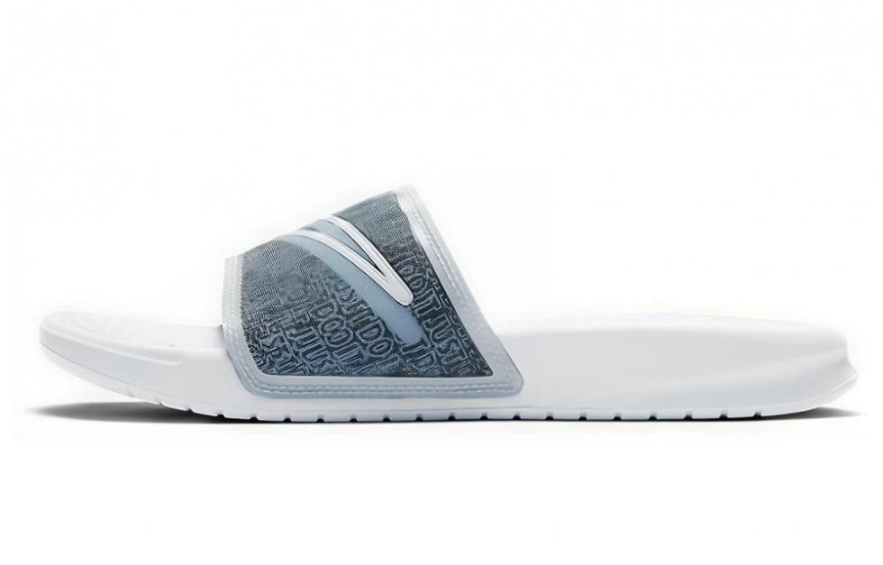 Nike Benassi Lx White Blue Slippers 'White Blue' Women's