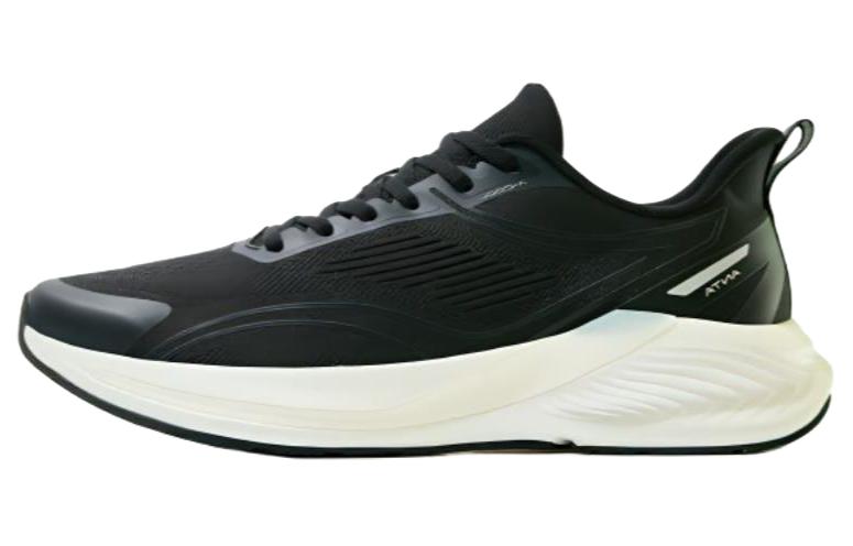 Anta Hydrogen Run 6th Generation Cushioning, Wear Resistant Low Top Running Shoes Men's Black White