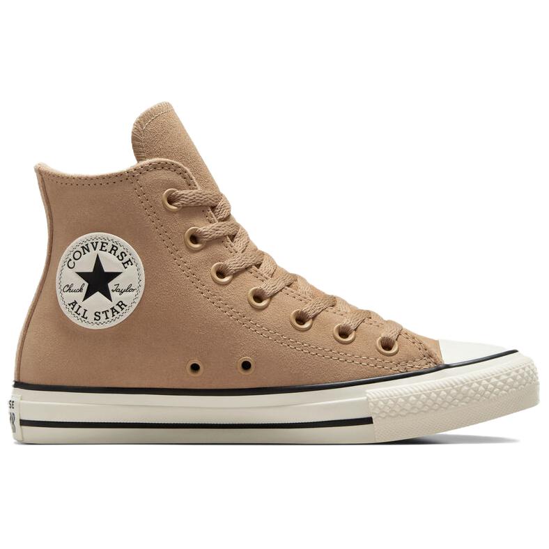 Converse Chuck Taylor All Star Anti Slip Wear Resistant High Top Skateboard Shoes Unisex Brown Yellow