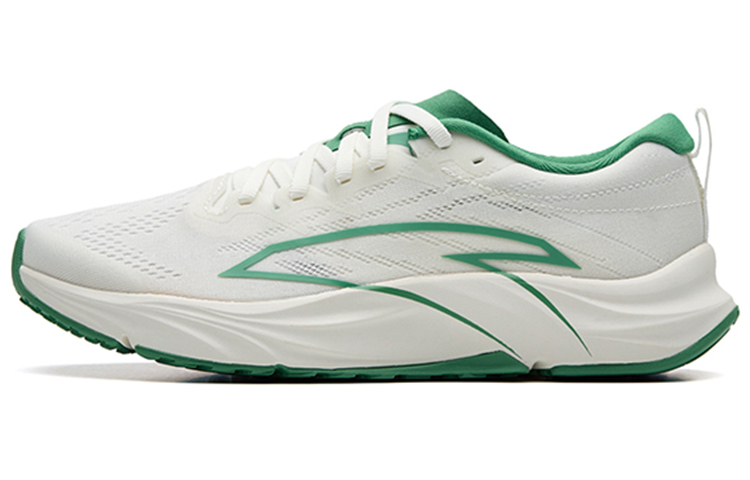 ANTA Asphalt Road Fighter 1.0 Running Shoes Women's Low top Ivory White/Track Green