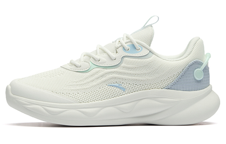Anta Mianbomb 2 Cushioning Anti-Slip Wear-Resistant Breathability Low-Top Running Shoes Women's White Purple