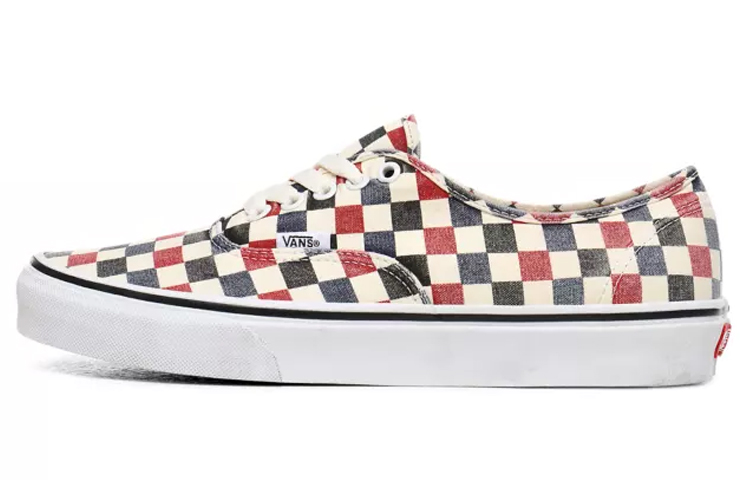 Vans Washed Authentic Black/RedCheckboard