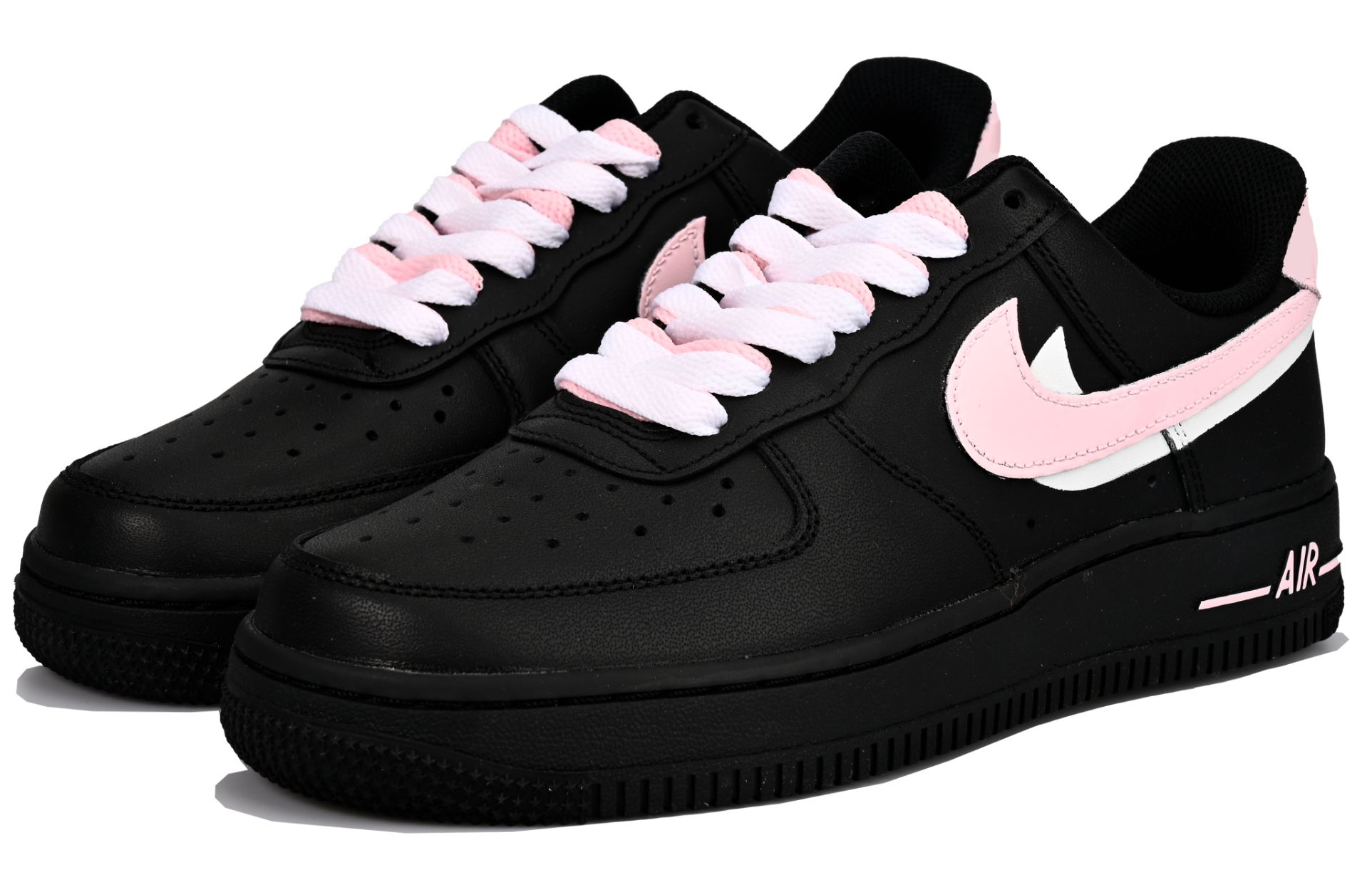 Nike Air Force 1 Low top Skateboard Shoes Women's Black Pink купить в интернет-магазине Yoocart с быстрой доставкой по России.