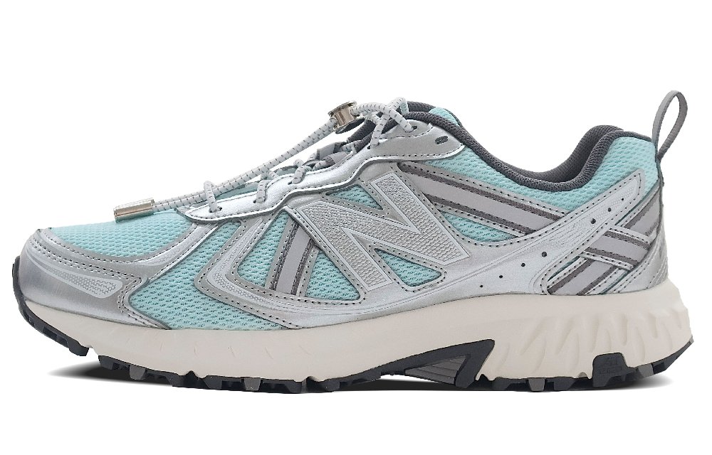 New Balance NB 410 Cushioned Slip-Resistant Moisture-Wicking Low-Top Casual Running Shoes Unisex Green Silver