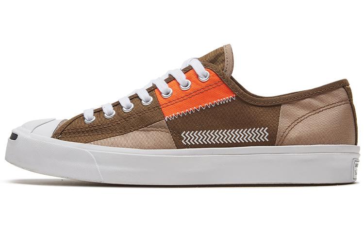 Converse Jack Purcell Low Mix N Match Brown Orange
