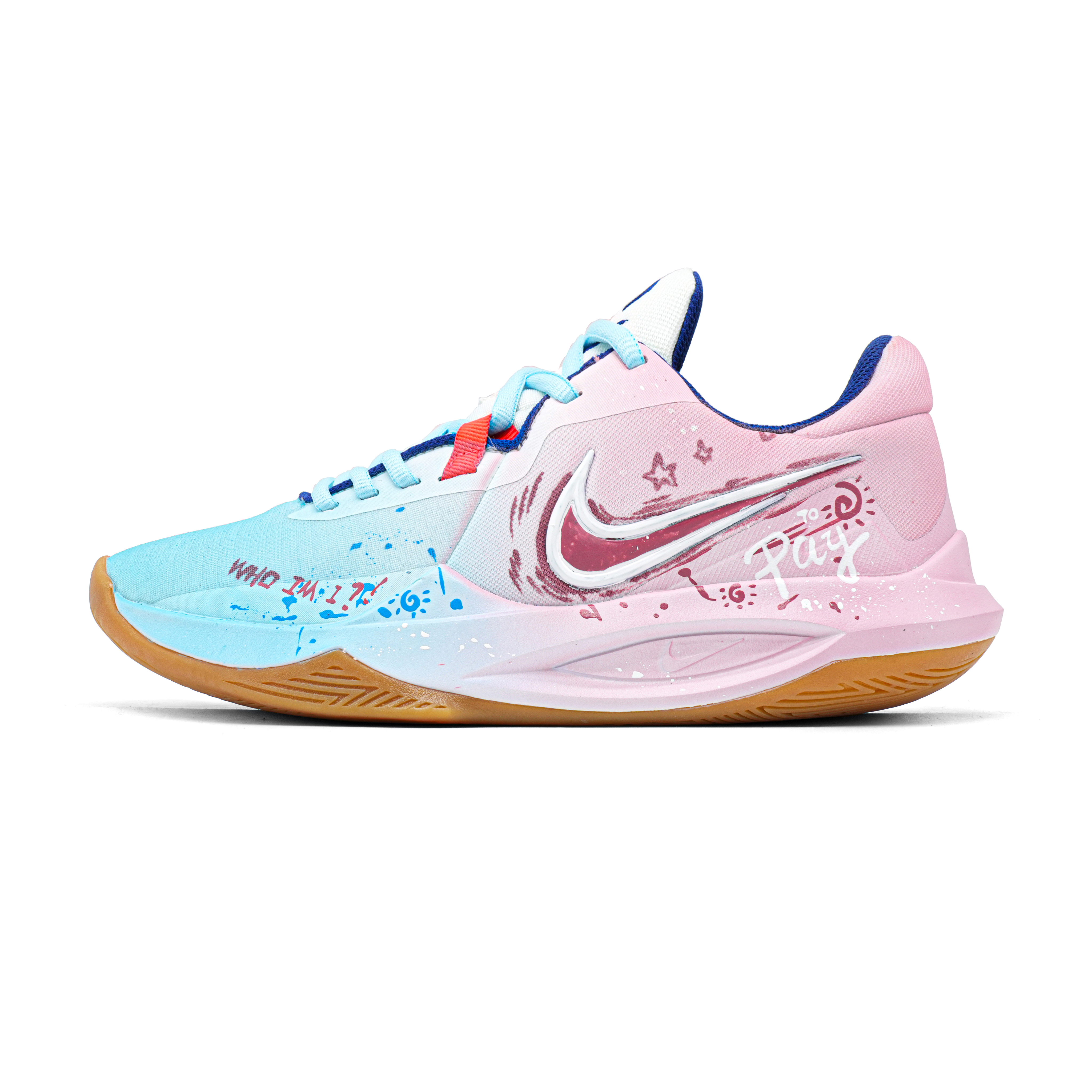 Nike Precision 6 Cushioning, Wear Resistant Low top Basketball Shoes Men's