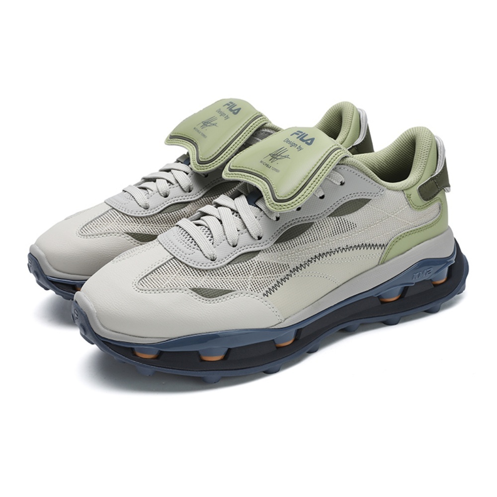 FILA KM2 Abrasion Resistant Coverage Support Lightweight Grip Low Top Hiking Shoes Men's Plain Gray Pear Tree Green купить в интернет-магазине Yoocart с быстрой доставкой по России.