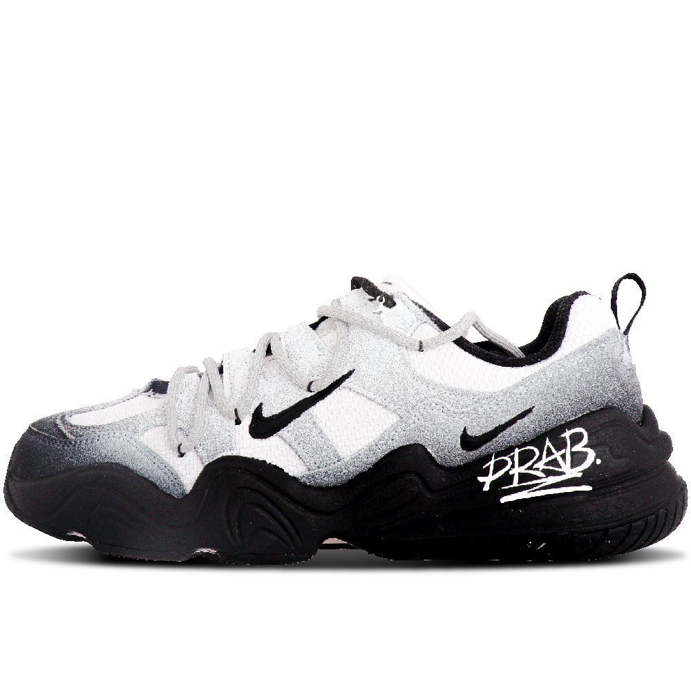 Nike Tech Hera Abrasion Resistant Low Top Casual Shoes Unisex Black White