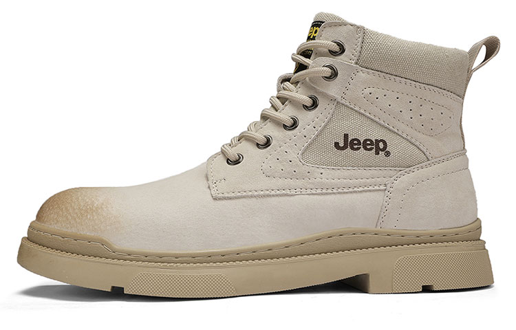 Jeep Ankle Length Martin Boot Men's Sand