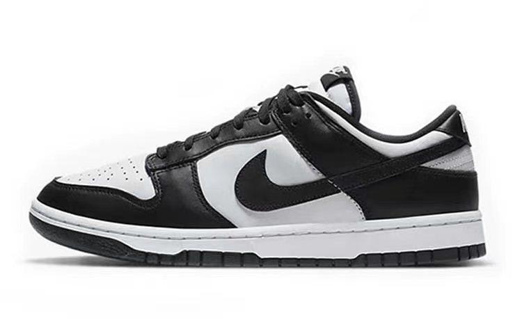 Nike Dunk Skateboard Shoes Men Low-Top Black/White