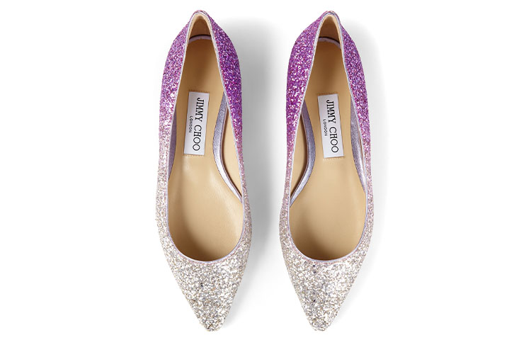 Jimmy Choo ROMY Casual Single Shoes Women's Champagne