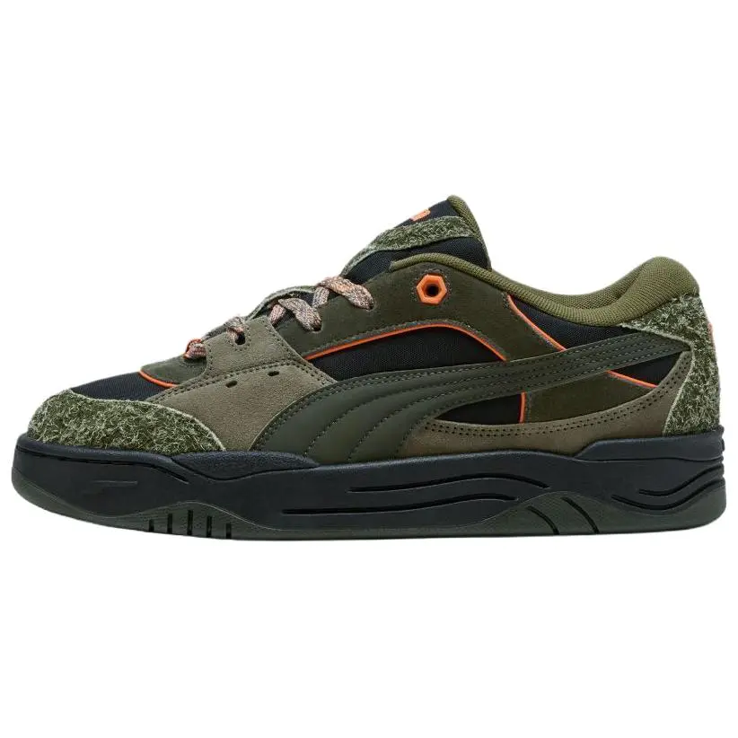 PUMA 180 Low top Skateboard Shoes Unisex Green Black
