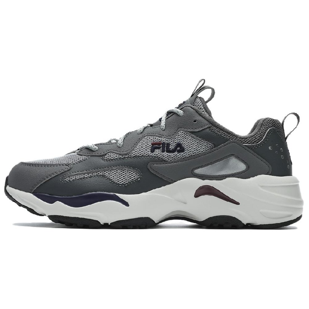 FILA Durable Breathable Lightweight Low-Top Casual Shoes Men's Gray