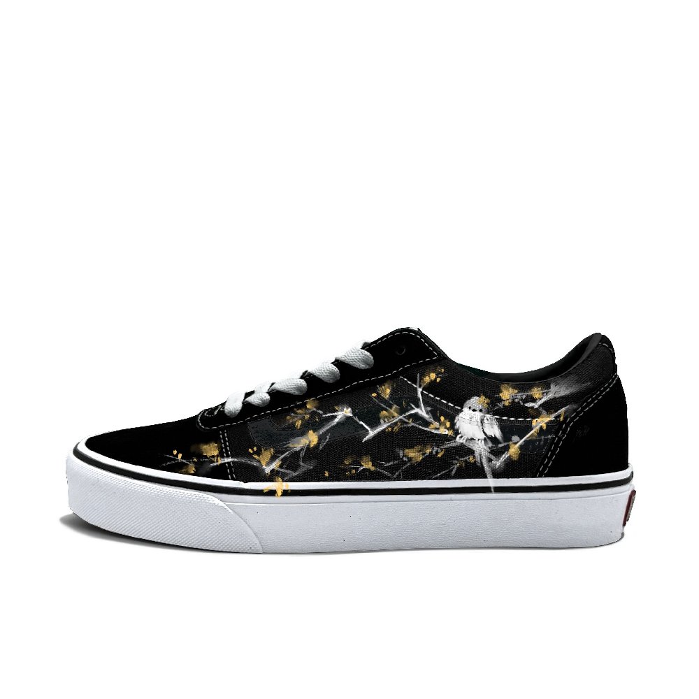 Vans Ward Abrasion Resistant Low Top Skateboard Shoes Men's Gold