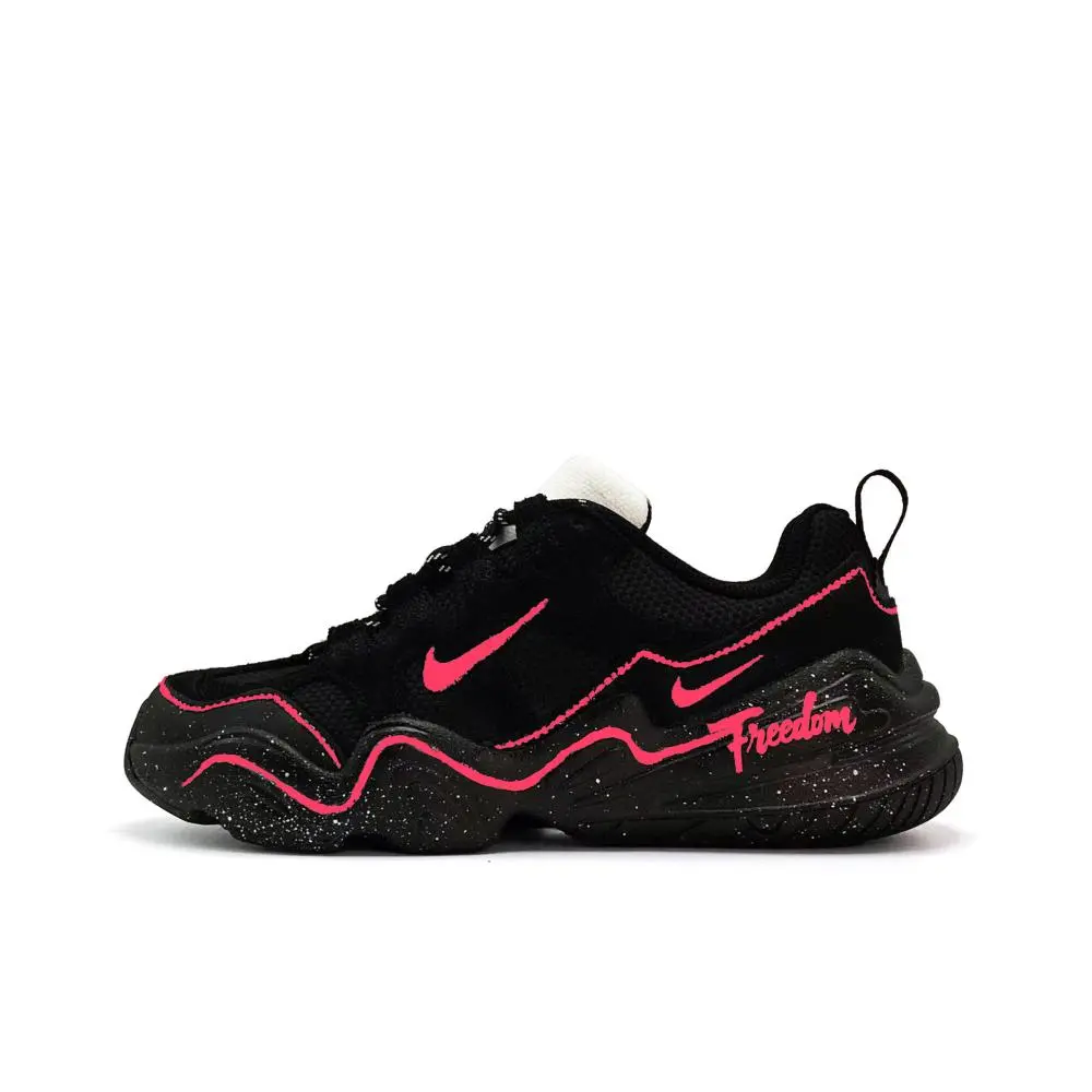 Nike Tech Hera Freedom Black Rose Cushioning, Wear Resistant Low top Casual Shoes Unisex Black