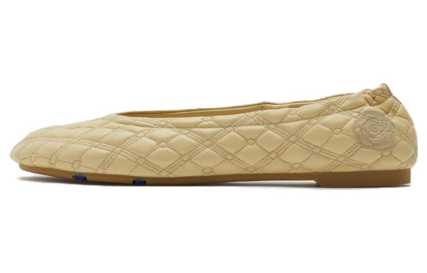 Burberry Quilted Leather Ballerina Shoes