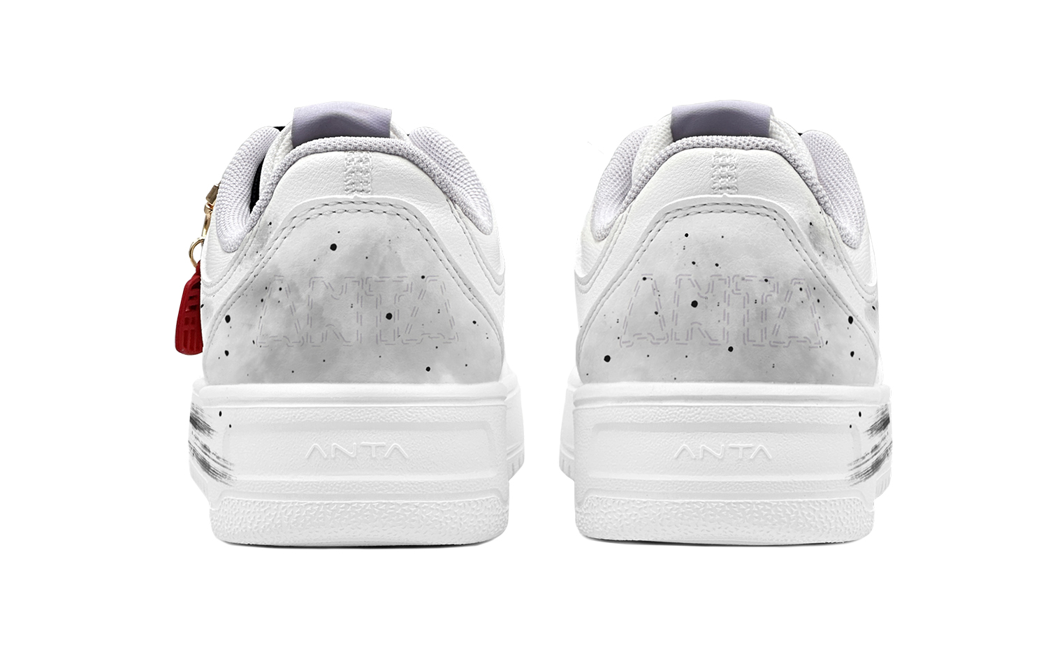 Anta Anti-Slip Wear-Resistant Low-Top Skateboard Shoes Women's White Black Red купить в интернет-магазине Yoocart с быстрой доставкой по России.