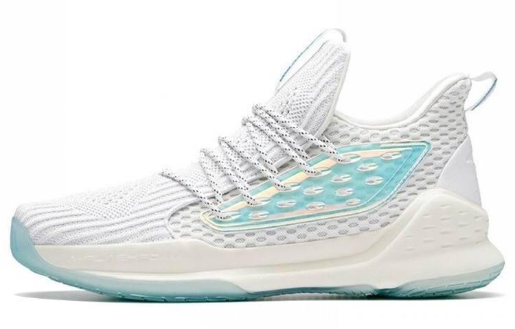 ANTA Basketball Shoes Men's Low top White/Blue
