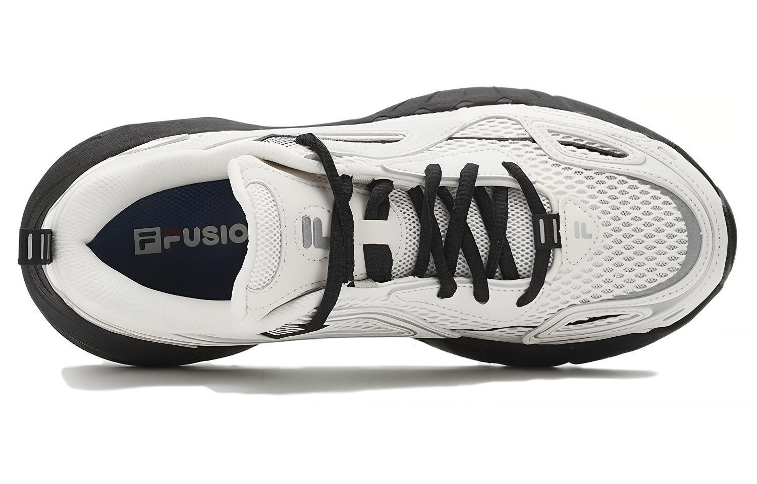 FILA FUSION CRED Leader Breathable Low top Casual City Commute Running Shoes Women's Micro White Black купить в интернет-магазине Yoocart с быстрой доставкой по России.