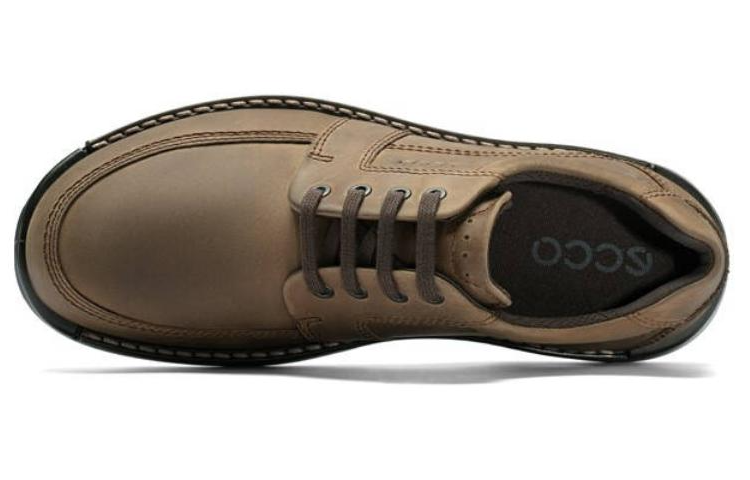 Ecco Platform Shoes Men's Cocoa Brown