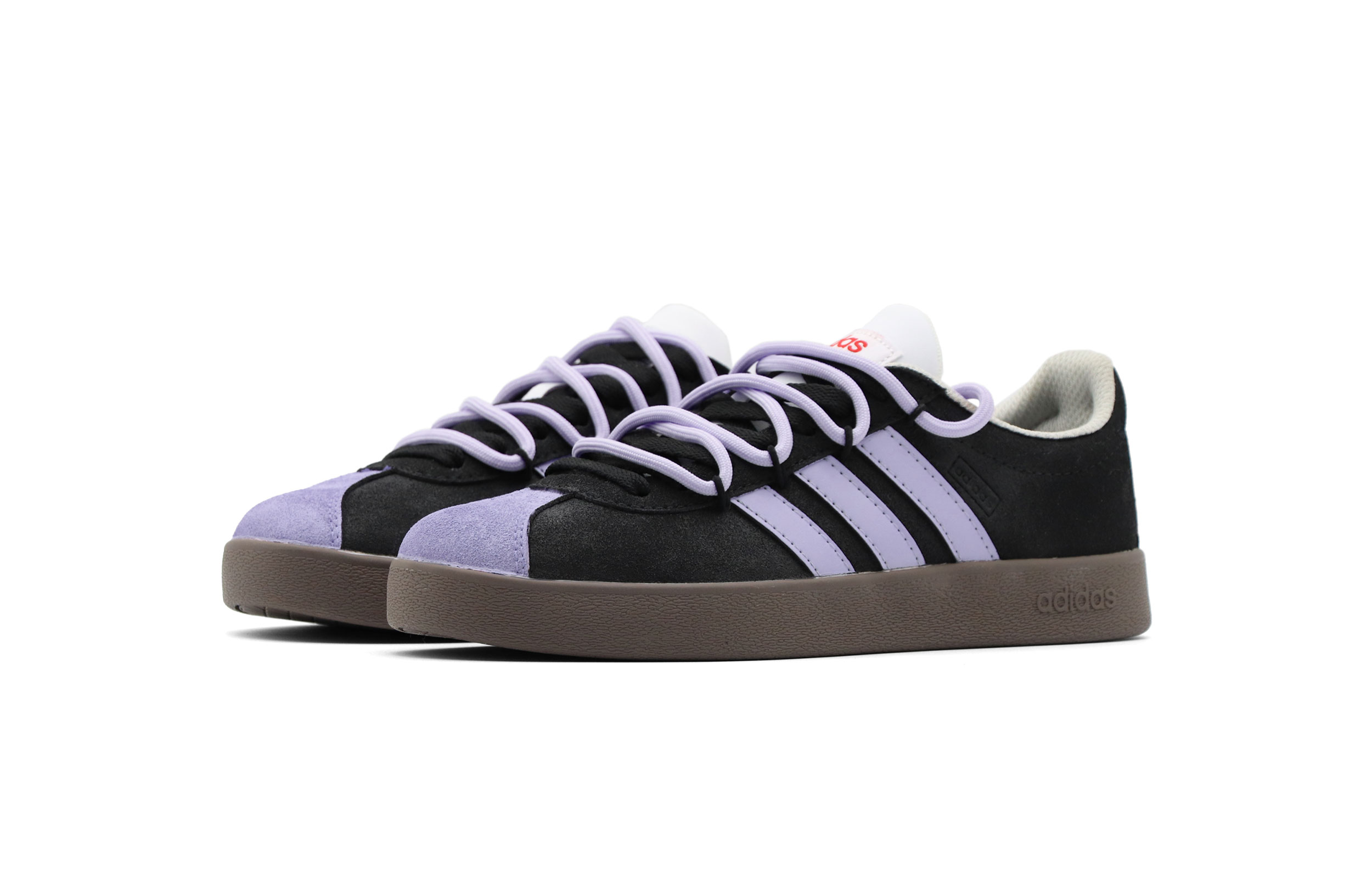 Adidas Neo VL Court Lifestyle Night Elf Anti Slip Wear Resistant Low Top Skateboard Shoes Unisex Black Purple купить в интернет-магазине Yoocart с быстрой доставкой по России.