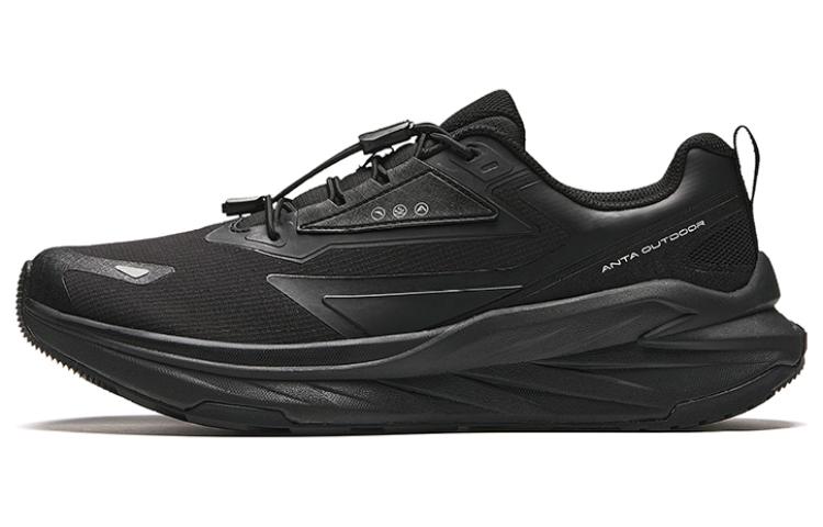 Anta Breathable, Supportive, And Lightweight Low Top Running Shoes Men's Black