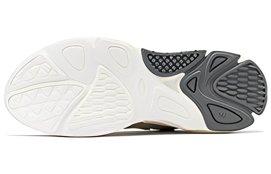 361° Spiritual Gaze SE Cushioning Anti-Slip And Wear-Resistant Low-Top Sports Casual Shoes Men's White Gray