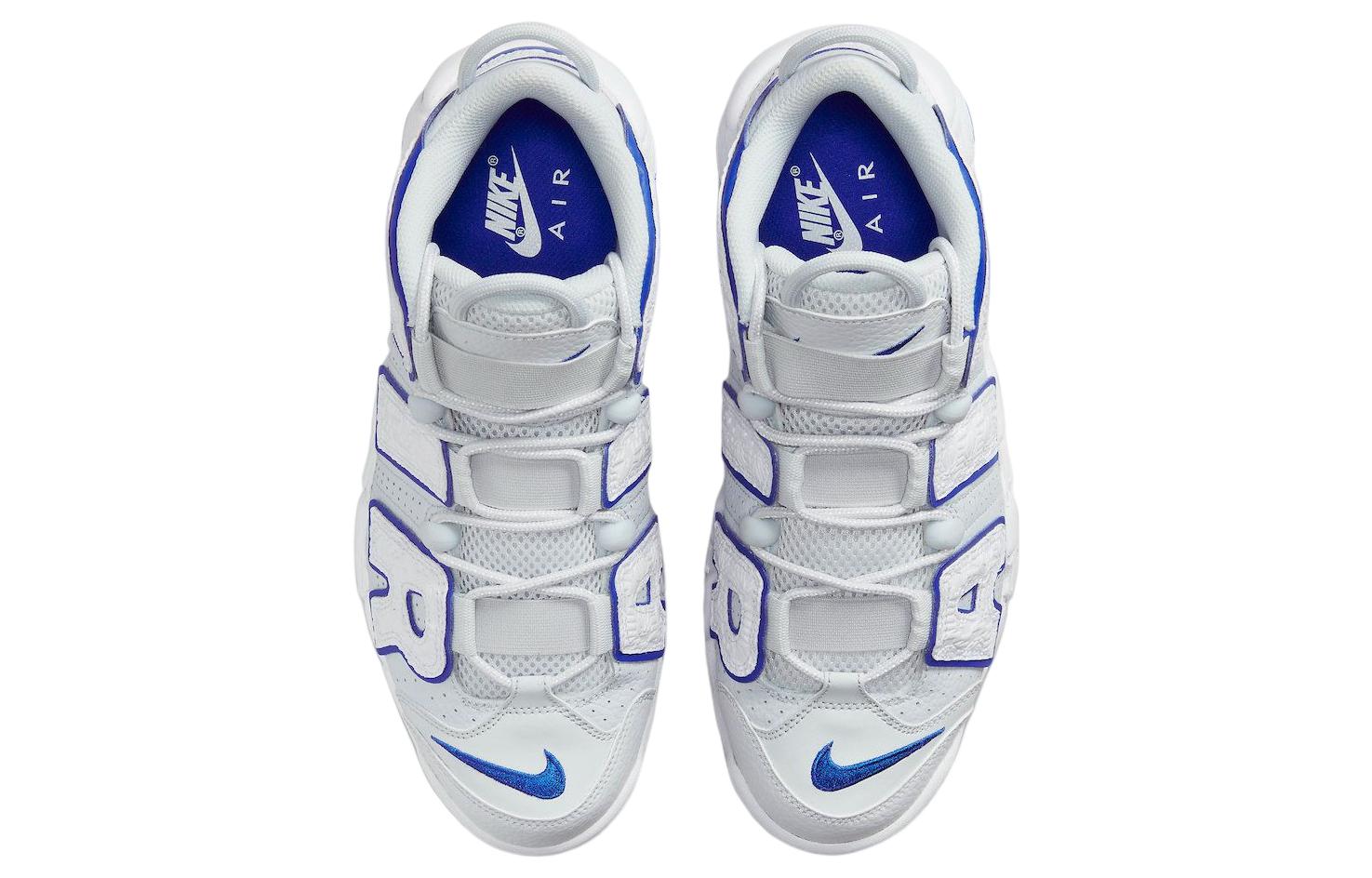 Nike Air More Uptempo Embossed White Royal Blue купить в интернет-магазине Yoocart с быстрой доставкой по России.