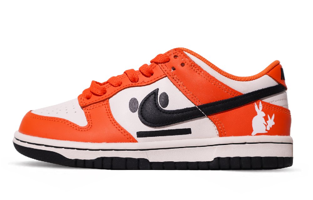 Nike Dunk Low Low-Top Skateboard Shoes GS Orange