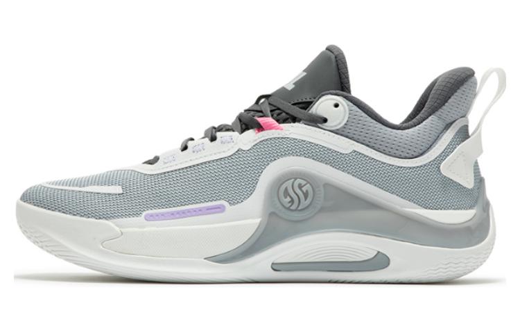 361° AG Durable Breathable Low-Top Basketball Shoes Men's Gray