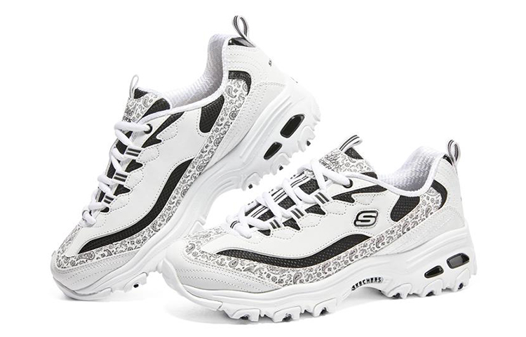 Skechers D'lites 4.0 'White Black' Women's