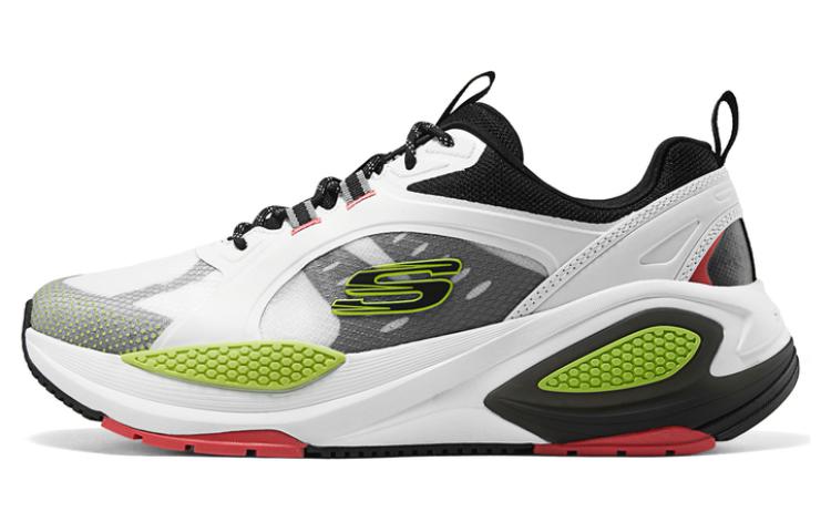Skechers Cushioning Rebound Low-Top Running Shoes Men's White