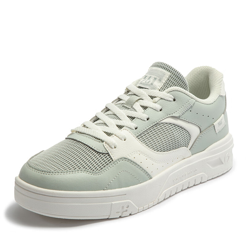 361° Breathable And Wear resistant Low Top Skateboard Shoes Women's White Green купить в интернет-магазине Yoocart с быстрой доставкой по России.