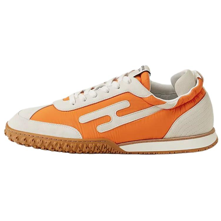 HERMES Jet Low Top Casual Shoes Men's Orange