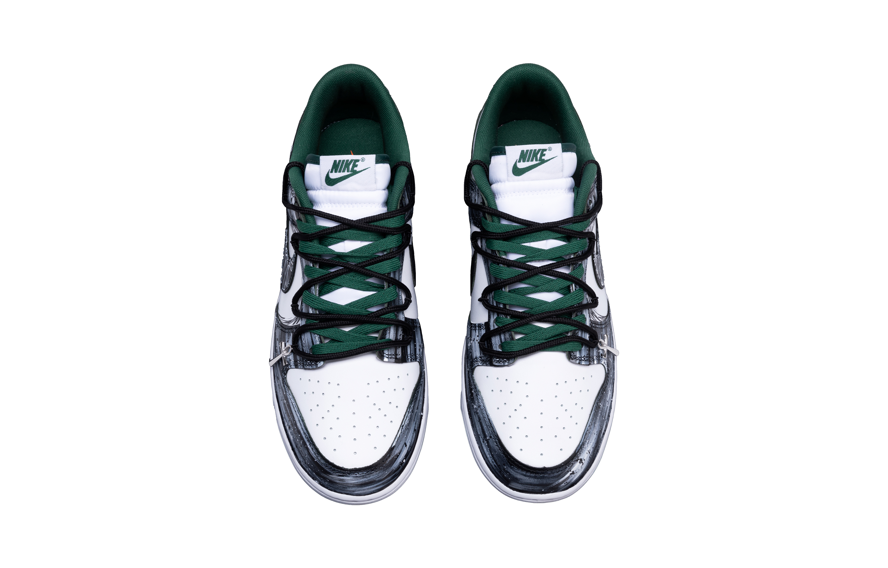 Nike Dunk Dark Night Knight Abrasion Resistant Low top Skateboard Shoes Unisex White Green купить в интернет-магазине Yoocart с быстрой доставкой по России.