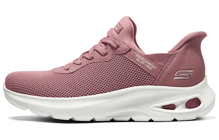 Skechers Wear-Resistant Rebound Breathable Support Low-Top Casual Shoes Women's Nude Pink