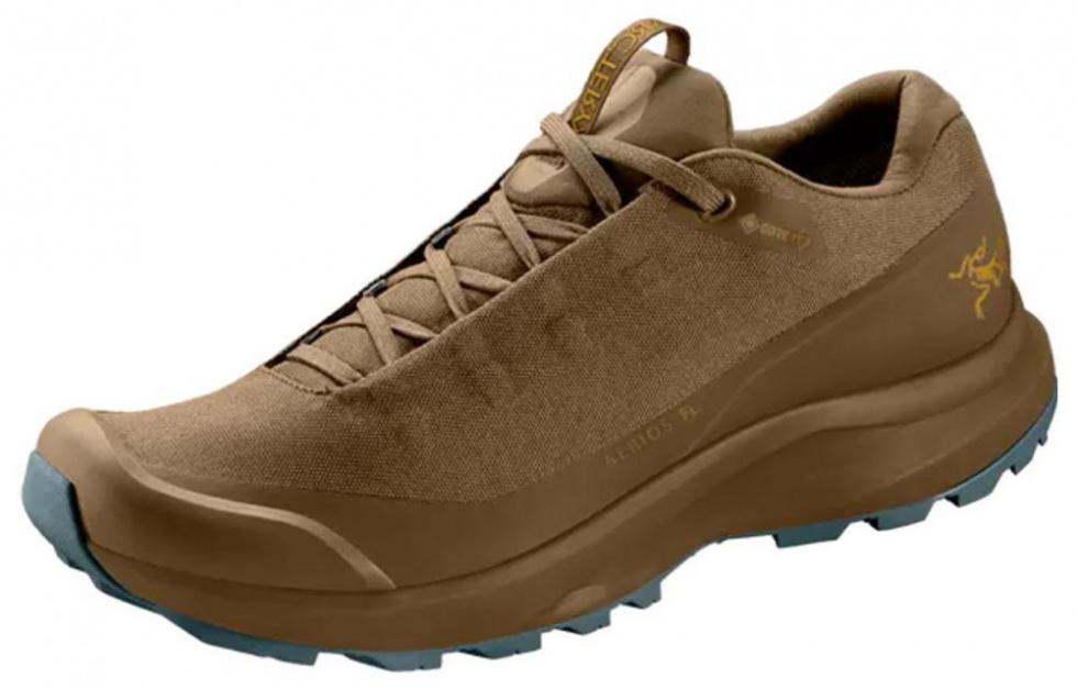 Arcteryx Aerios FL Gore Te Cushioned Slip Resistant Water Resistant Low Top Outdoor Shoes Men's Memory Gray