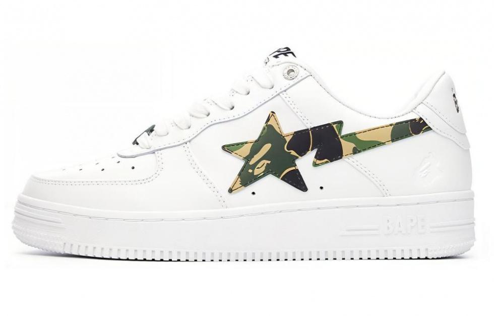 A BATHING APE Bape Sta Abc Camo White Green